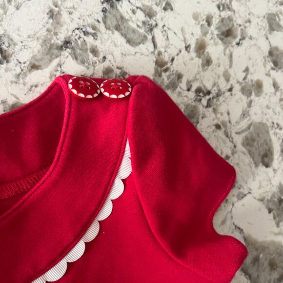 Gymboree Red Dress with White Accents - Picture 2 of 5